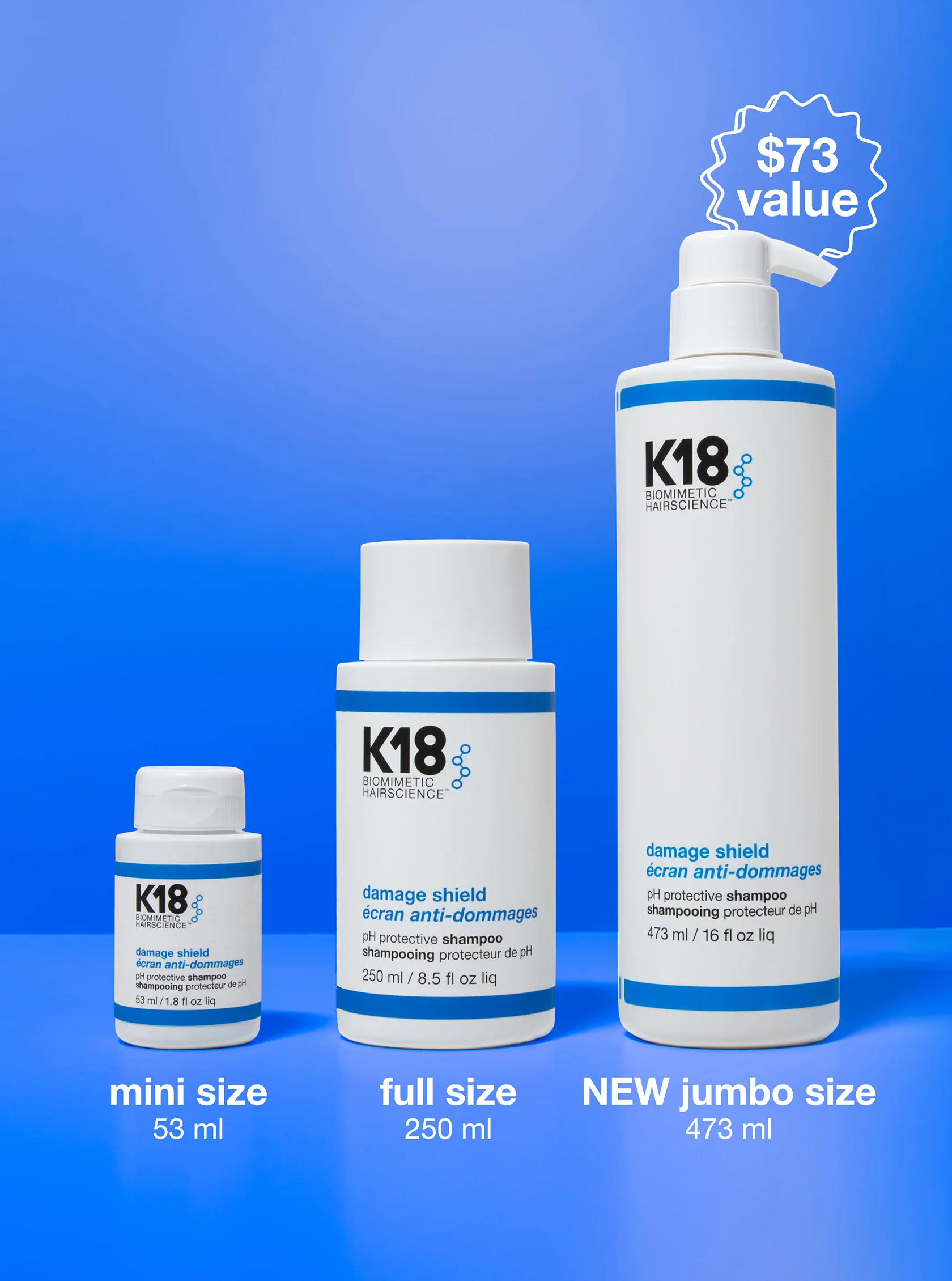 Alternative view of Jumbo DAMAGE SHIELD protective shampoo